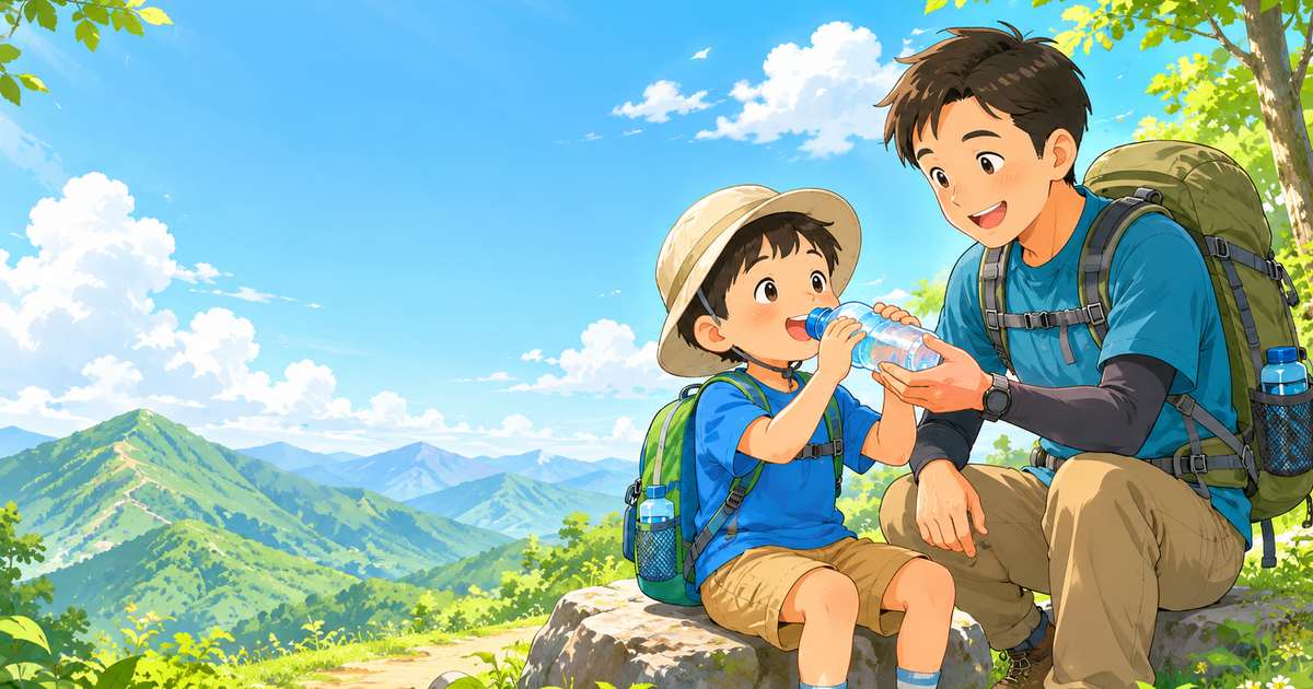 子どもの熱中症、登山前に知っておけば怖くない｜予防・サイン・応急処置の完全ガイド
