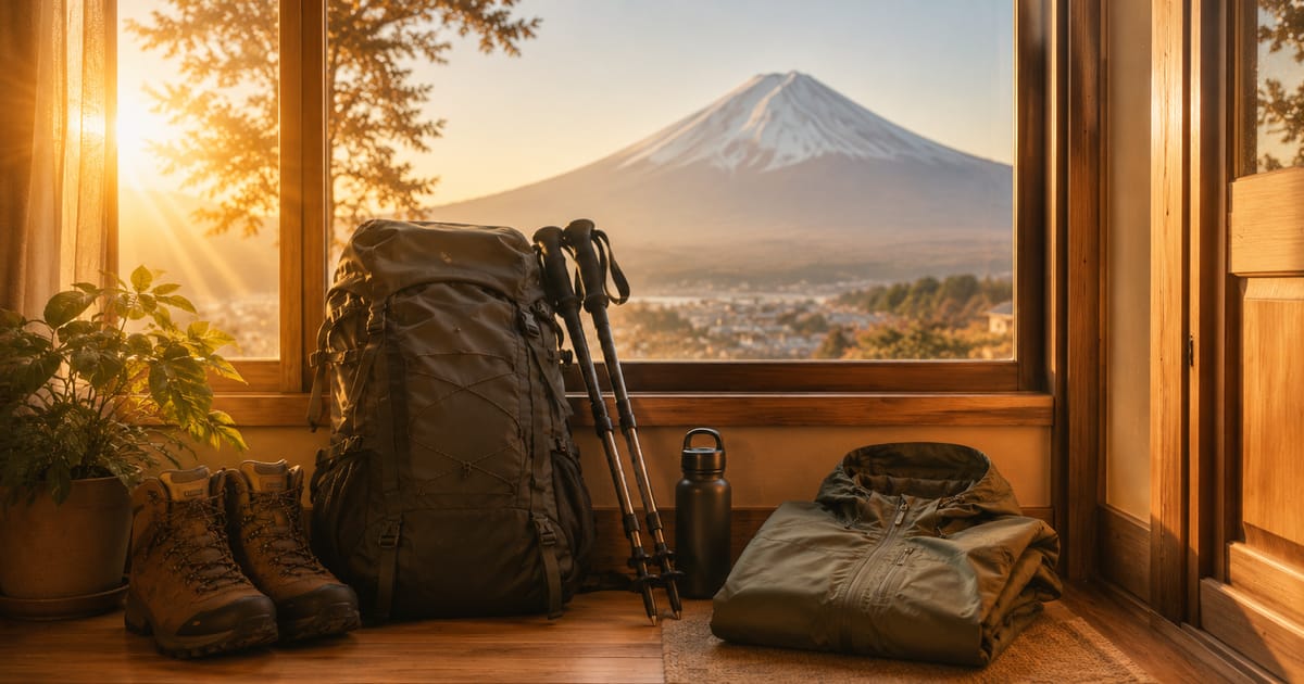 富士登山、今からでも間に合う｜理学療法士が教える残り1ヶ月の体づくりと持ち物リスト